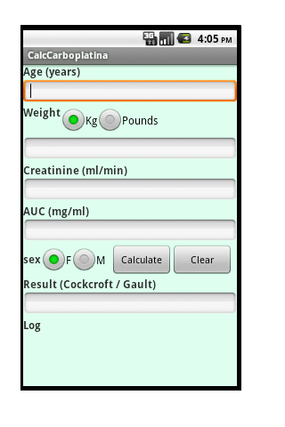 Carboplatin Dose Calculator 2