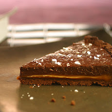 Double Chocolate Tart with Dulce de Leche