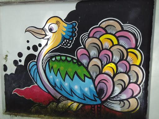 Mural Burung Cendrawasih