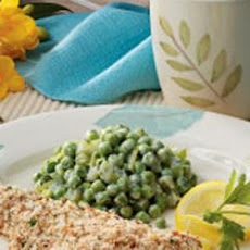 Creamed Celery and Peas
