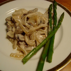 Beef Stroganoff with Mushrooms and Onions