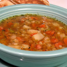 Barley Soup With Root Vegetables