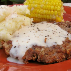 Quick Chicken-Fried Steak With Pan Gravy