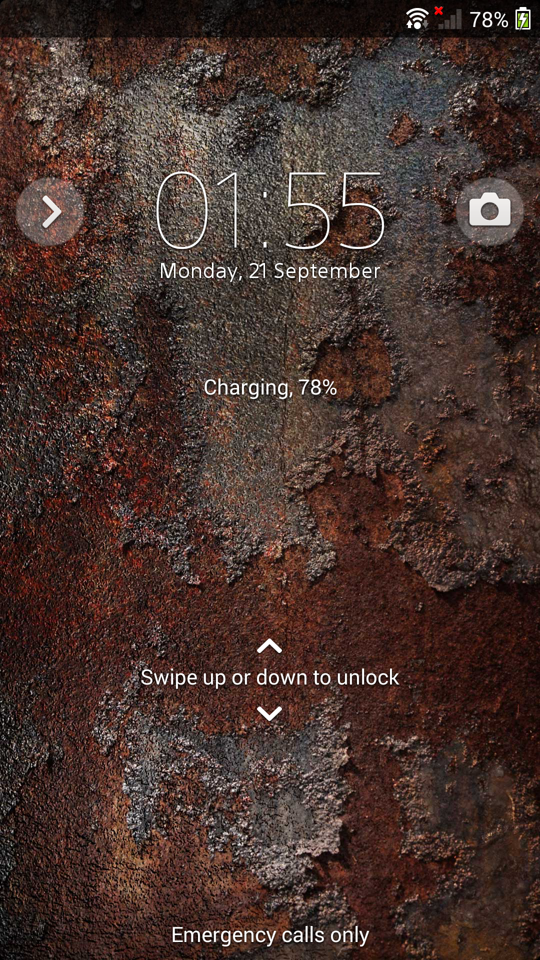 Android application XPERIA™ Rusty Theme screenshort