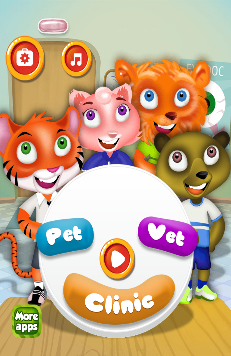 Android application Pet Vet Clinic Game for Kids screenshort