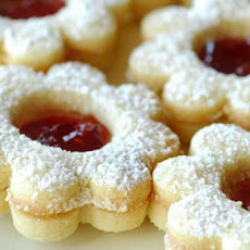 Raspberry Linzer Cookies