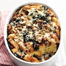 Sausage and Swiss Chard Strata