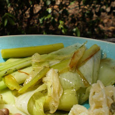 Sauteed Leeks in Lemon Dill Butter