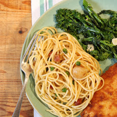 Paul Sorvino's Spaghetti with Pancetta and Peas