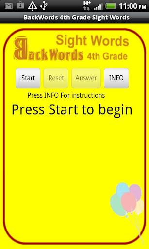 【免費教育App】Sight Words Backwords 4thGrade-APP點子