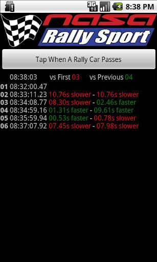 Rally Fan Race Timer