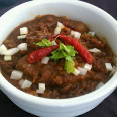 Blazing Smoked Steak Chili