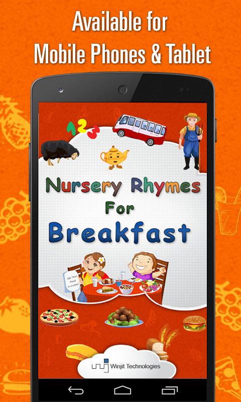 Android application Nursery Rhymes For Breakfast screenshort