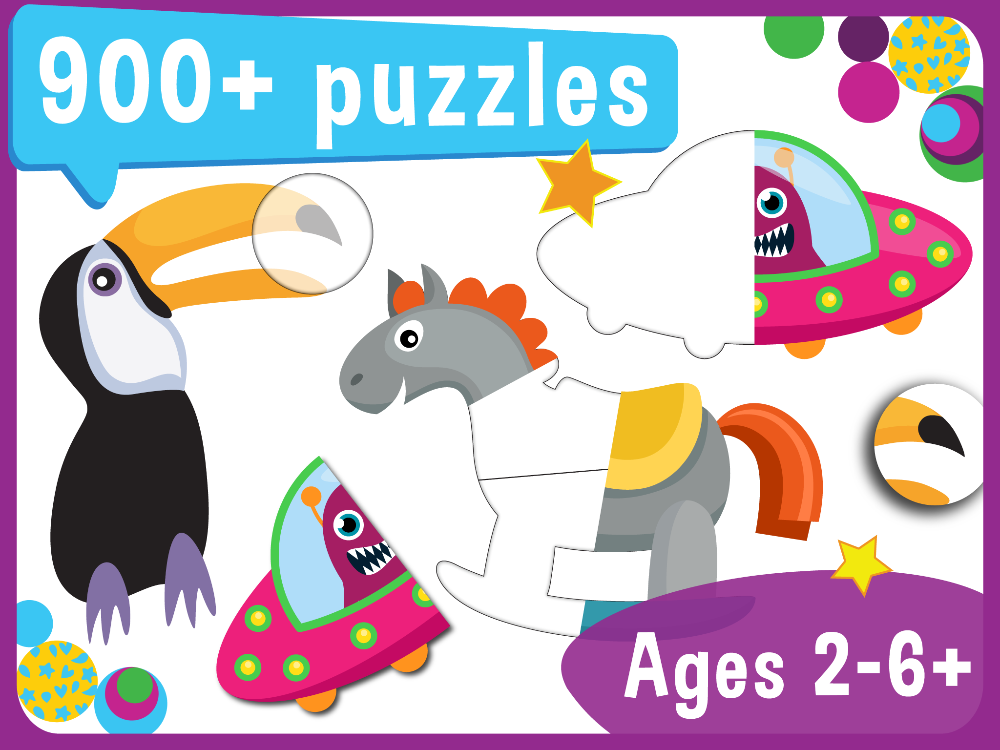 Android application Pooza - Educational Puzzles for Kids screenshort