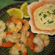 Asian Boiled Shrimp & Spicy Asian Mayonnaise