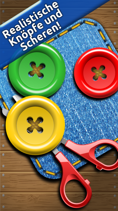 Android application Buttons and Scissors screenshort
