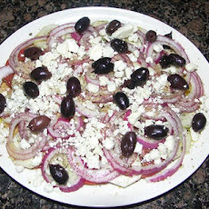 Tomato Salad With Cucumber and Feta