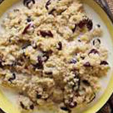 Spiced Millet Pudding with Dried Cherries
