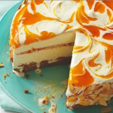 Apricot Almond Swirl Ice Cream Pie Recipe