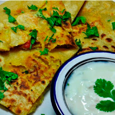 Spicy Cauliflower stuffed Paratha