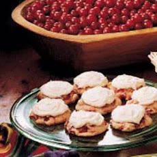 Frosted Cranberry Drop Cookies
