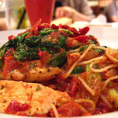Rotel Chicken and Angel Hair Pasta Casserole