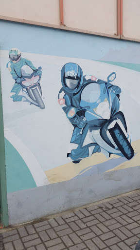 Граффити Мотоциклисты