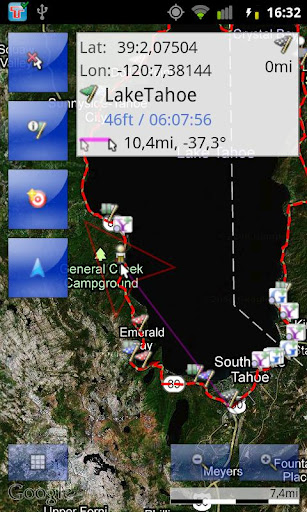 Tracky GPSナビゲーション +コンパス