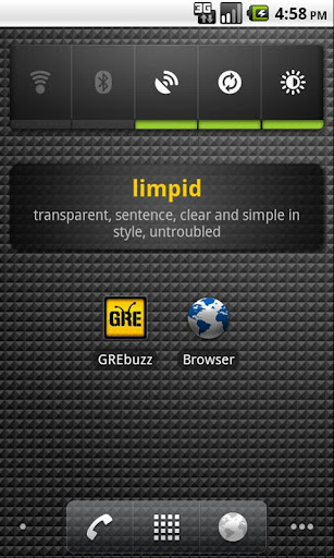 GRE Buzz - A Word A Day Widget