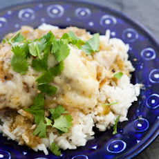 Salsa Verde Chicken Bake