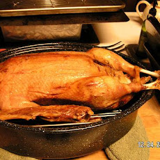 Roast Goose With Juniper Sauce