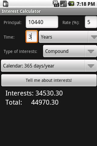 Interest Calculator