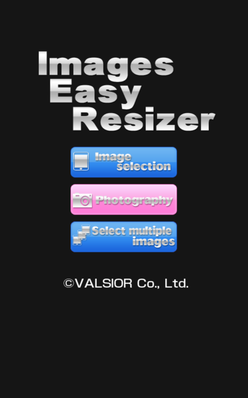 Android application images easy resizer&amp;JPG ⇔ PNG screenshort