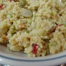 Moroccan Peanut Couscous With Peas