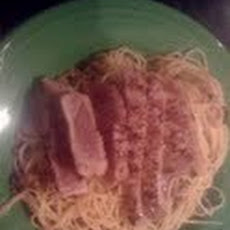 Angel Hair Pasta with Seared Tuna