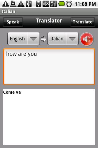 English Italian Translator