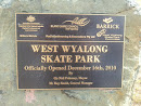 West Wyalong Skate Park Plaque