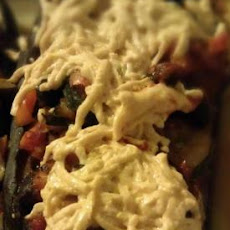 Vegetarian Stuffed Eggplant (Aubergine)