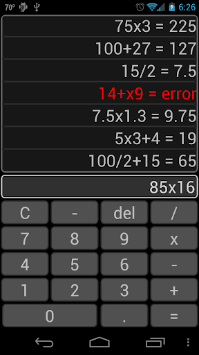 Calculator w Ticker Tape Log
