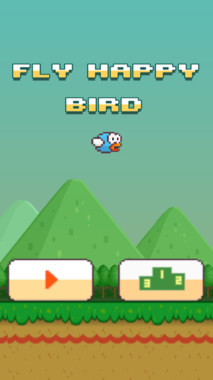 Android application Fly Happy Bird screenshort