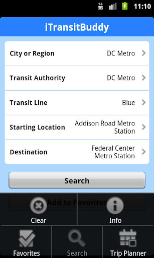 iTransitBuddy DC METRO Lite