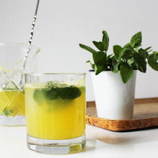 Orange, Rosewater, and Mint Sparkler