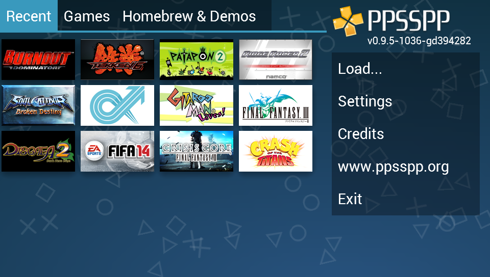 Android application PPSSPP Gold - PSP emulator screenshort