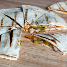 Grilled Tequila Chicken and Hatch Chile Quesadillas