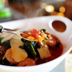 Tuscan Bean Soup with Shrimp