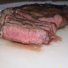Barbequed Beef Steak with Orange Marinade