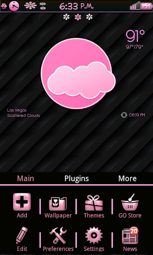 【免費個人化App】Pinkie GoLauncher Theme-APP點子