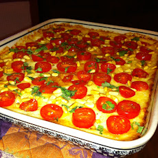 Bloody Sunrise Grits Casserole
