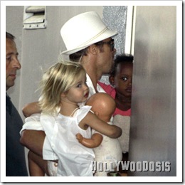 brad pitt shiloh y zahara 