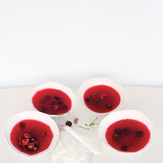 Sour Cherry-Rose Jellies